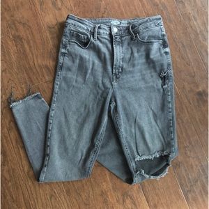 Old Navy Rockstar Extra HighRise SuperSkinny Distressed Jeans